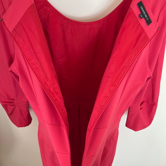 Lafayette 148 New York Women’s 3/4 Quarter Sleeve Midi Dress - Picture 9 of 14